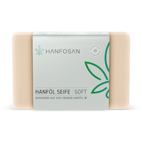 Pflegende Hanföl Seife von Hanfosan · CannaHero